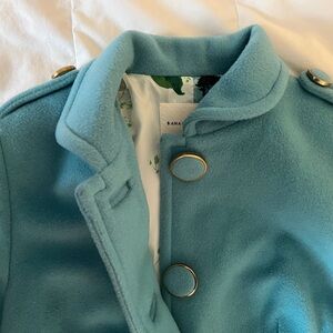Banana Republic Teal Wool Coat